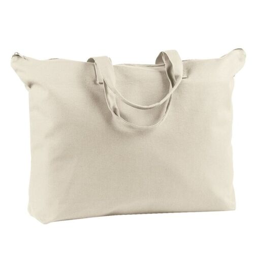 Canvas Zippered Book Tote Thumbnail